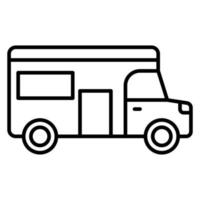 Caravan vector icon
