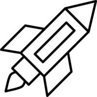 Missile vector icon
