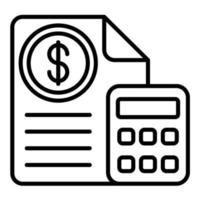 Budgeting vector icon