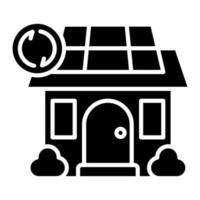 icono de vector de energía renovable