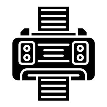 icono de vector de impresora