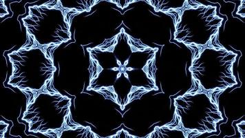Blue symmetry pattern background photo