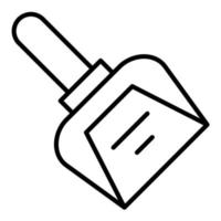 Dustpan vector icon