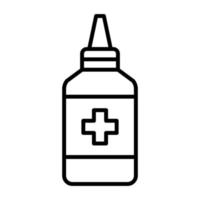 Nose Medicine vector icon