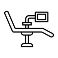 Dental Chair vector icon