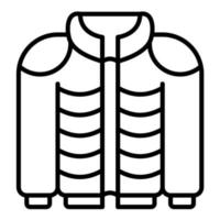 icono de vector de chaqueta