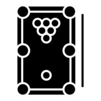 Billiards vector icon