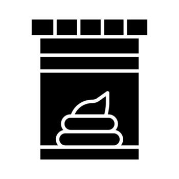 Stool Test vector icon