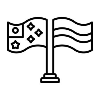 Flags vector icon