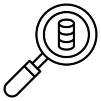 Search Database vector icon