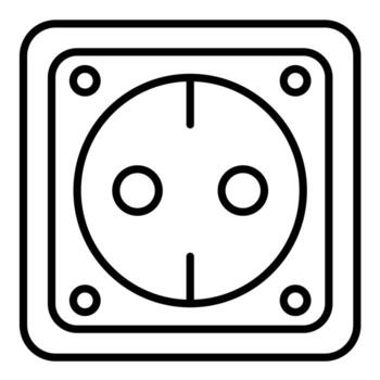 Socket vector icon