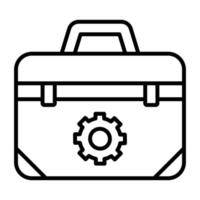 Toolbox vector icon