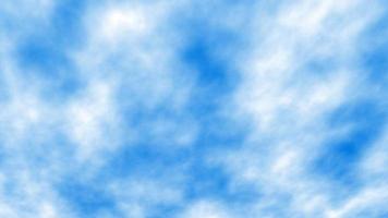 White cloud in blue sky animation background photo