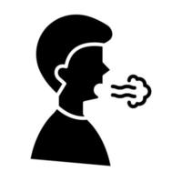 Bad Breath vector icon