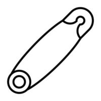 Safety Pin vector icon