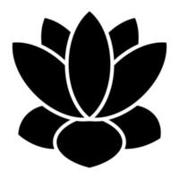 Lotus vector icon