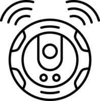 Robot Vaccum vector icon