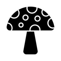 Spring Mushroom vector icon