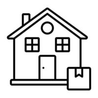 Home Delivery vector icon