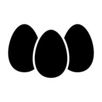 Eggs vector icon