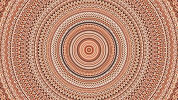 Kaleidoscopic glow multiple circle infinite zoom effect photo