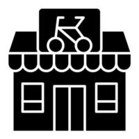 Bike Shop vector icon