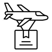 Worldwide Shipping Air vector icon