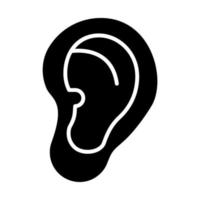 Ear vector icon