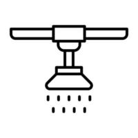 Sprinkler vector icon