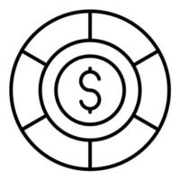 Money Margin vector icon