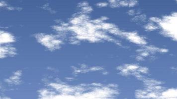 White cloud in blue sky background photo