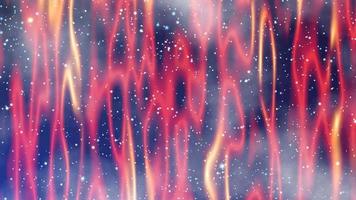 Red glow in particle background photo