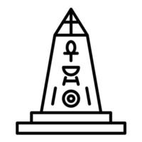 Obelisk vector icon