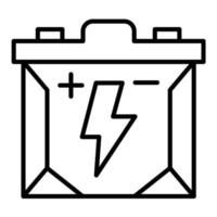 Battery vector icon