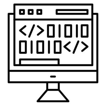 Programming vector icon