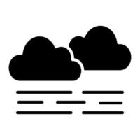 Foggy vector icon