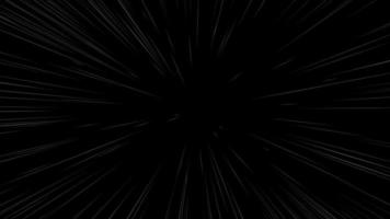 White linear hyper space in dark photo