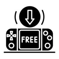 Free Game Download vector icon