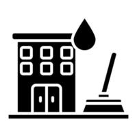 Apartment Cleaning vector icon