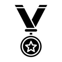 icono de vector de medalla