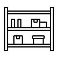 Shelves vector icon