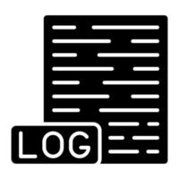 Log vector icon