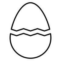 Cracked Egg vector icon