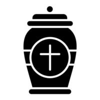 Urn vector icon