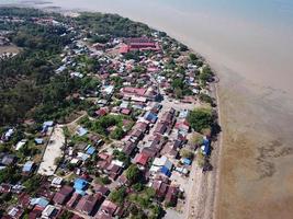 Aerial view Malays town Kuala Muda photo