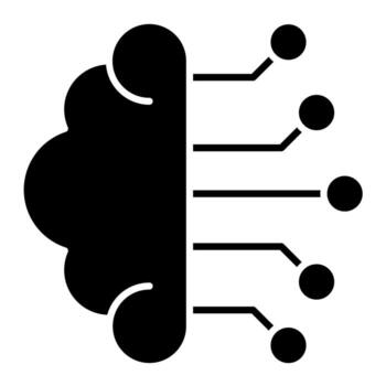 Machine Learning vector icon