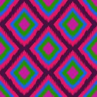 Ikat geometric folklore ornament. Tribal ethnic texture. Seamless striped pattern in Aztec style. Figure tribal embroidery. Indian, Scandinavian, Gyp sy, Mexican, folk pattern.ikat pattern. photo