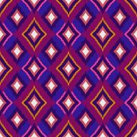 Ikat geometric folklore ornament, Tribal ethnic texture. Seamless striped pattern in Aztec style, Figure tribal embroidery, Scandinavian, Ikat pattern photo