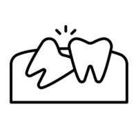 Wisdom Tooth vector icon