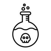 Toxic Chemical vector icon